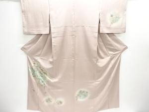 御所車に菊・萩模様刺繍訪問着